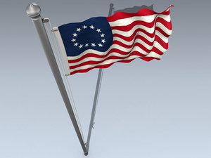 3ds max flag betsy ross