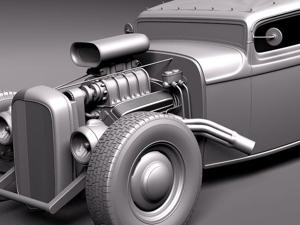 tudor 1929 ratrod rat 3d 3ds