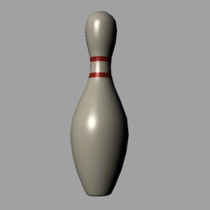 3d bowling pin
