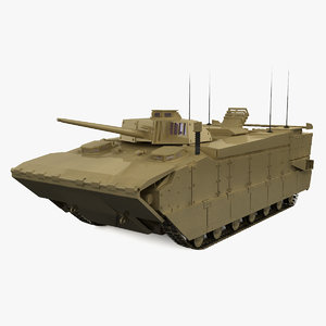 3d model expeditionary fighting vehicle efv