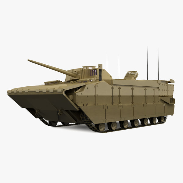 3d model expeditionary fighting vehicle efv