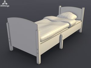 3d model of ateles extendable bed