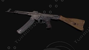 3dsmax stg44 assault rifle