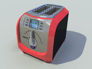 krups toaster 3d model