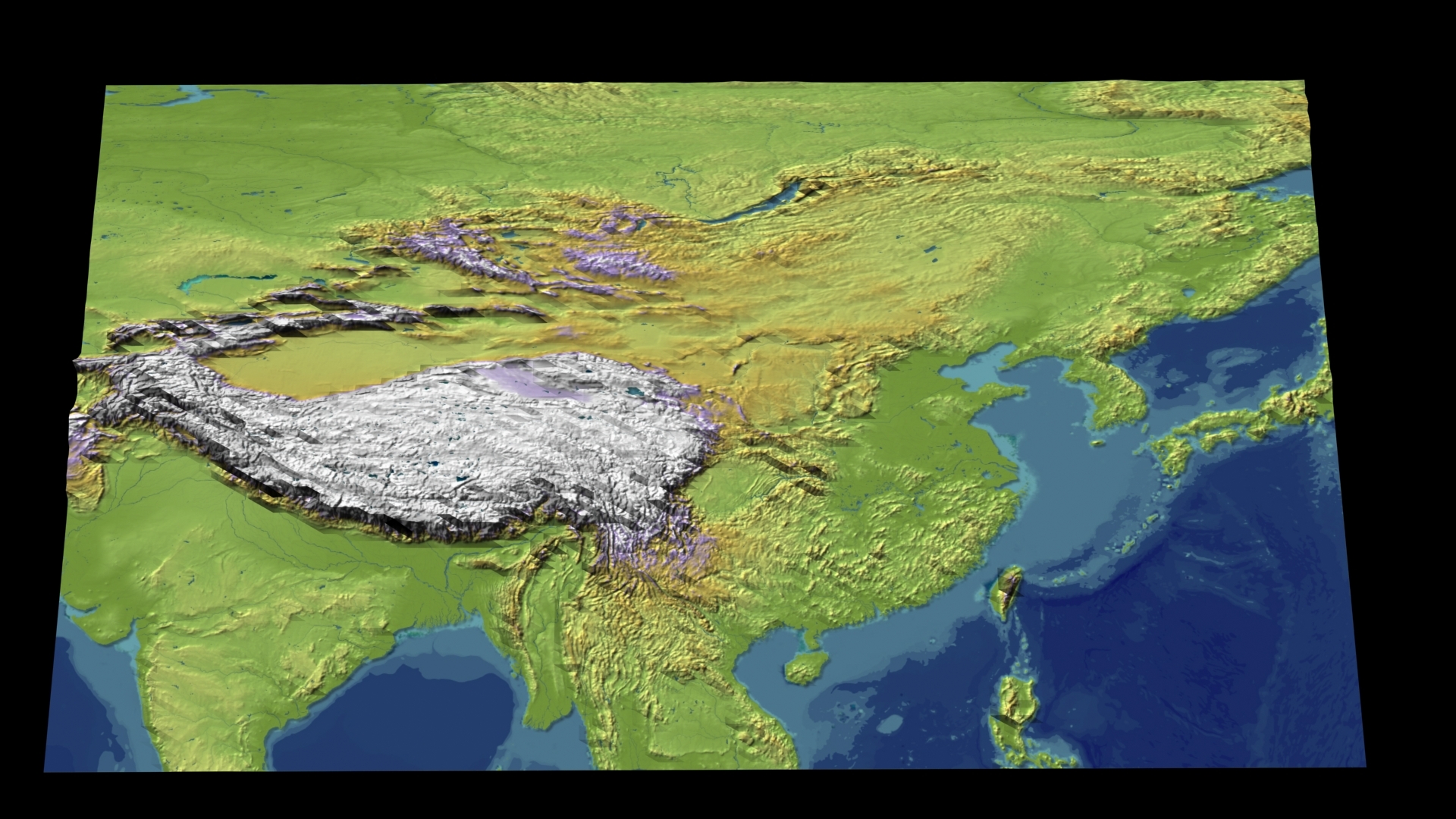 3d China Maps Model