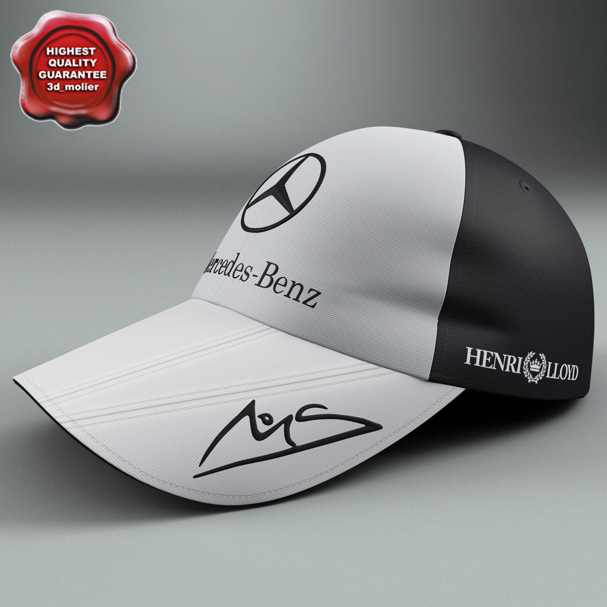 3d michael schumacher cap