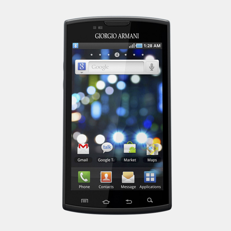 samsung i9010 galaxy s giorgio armani