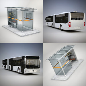 3d model citaro bus