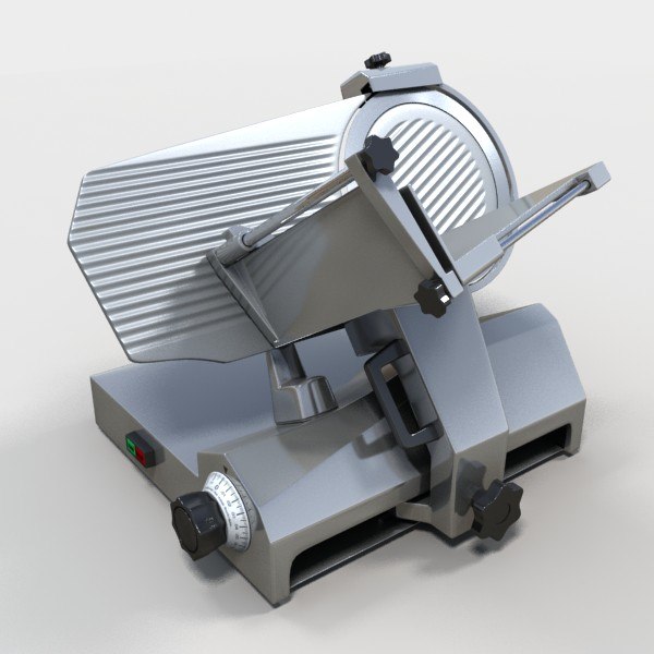 3d model of commercial slicer meat