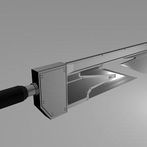 fantasy sword blades 3d model