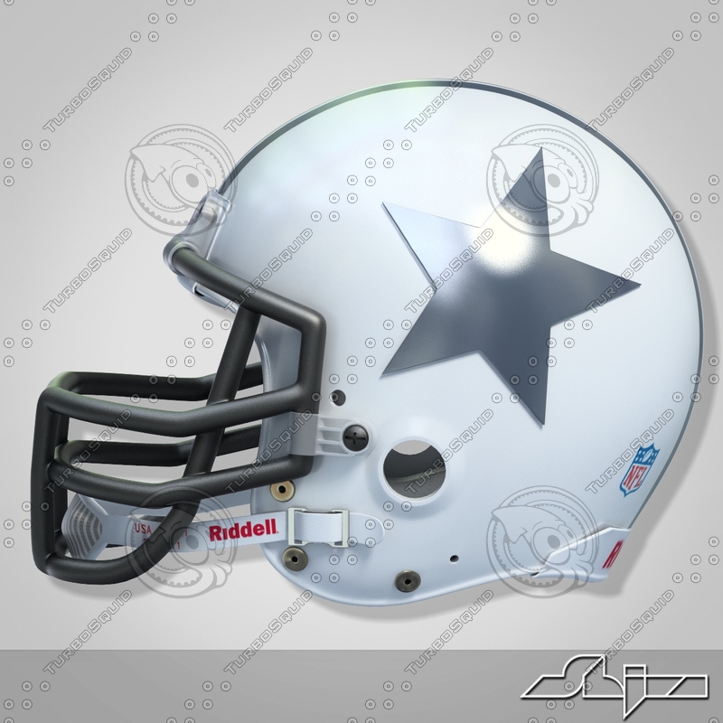 3d model helmet riddell