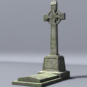lightwave celtic gravestone