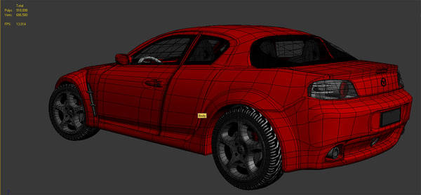 Mazda rx8 3d model