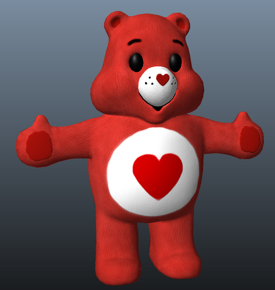 red care bear