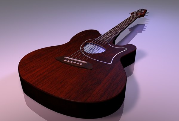 3d model of talman ibanez guitar