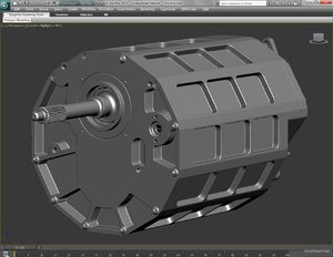 3ds max tractive gearbox