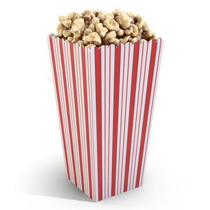 popcorn concession movie 3d model