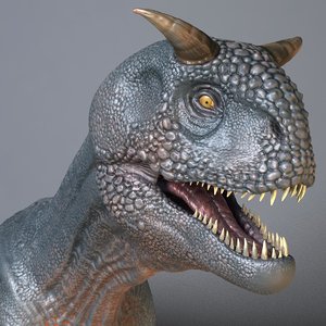 3d model carnotaurus dinosaur sastrei