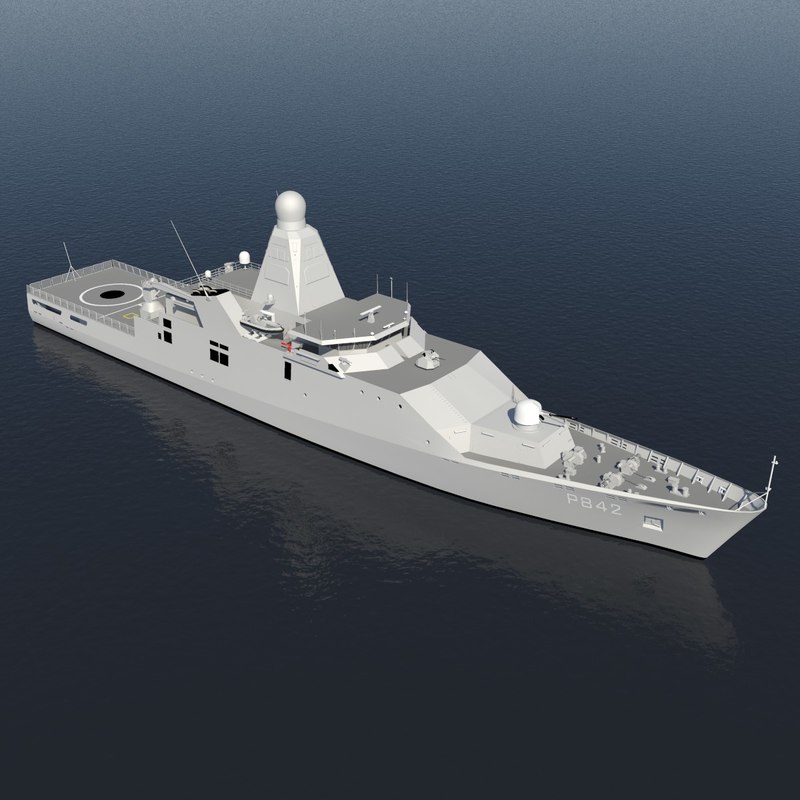 3d holland class offshore patrol model