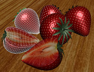 obj strawberrys