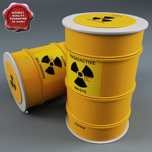 3d model nuclear barrel
