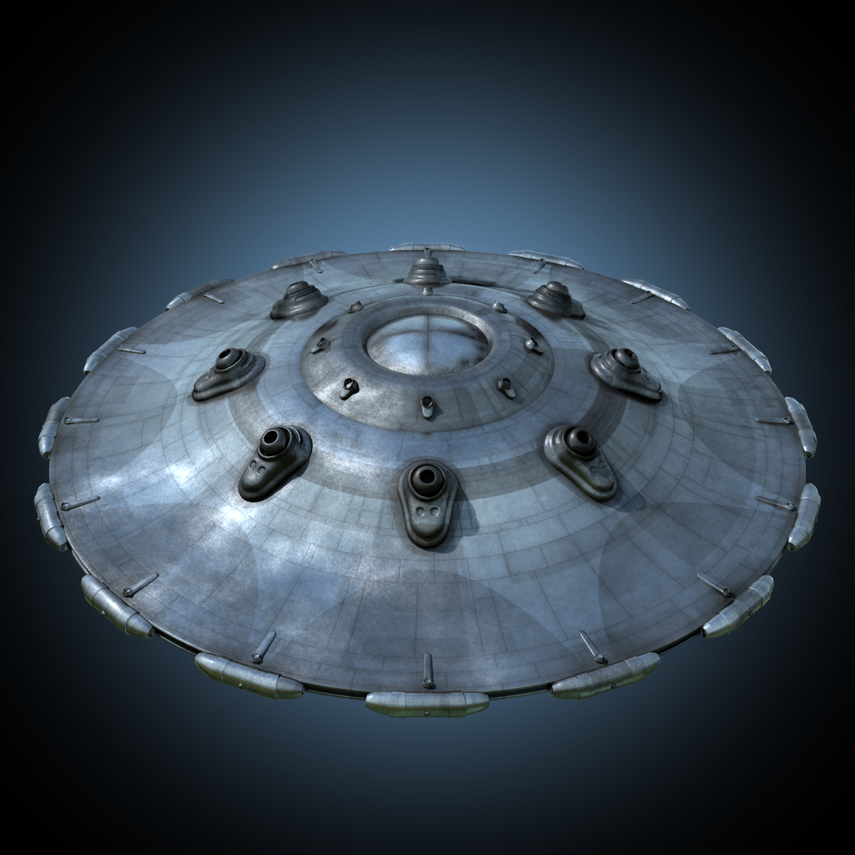 经典的ufo3d模型