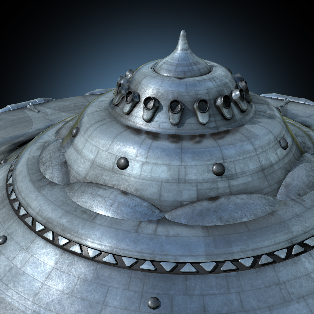 经典的ufo3d模型