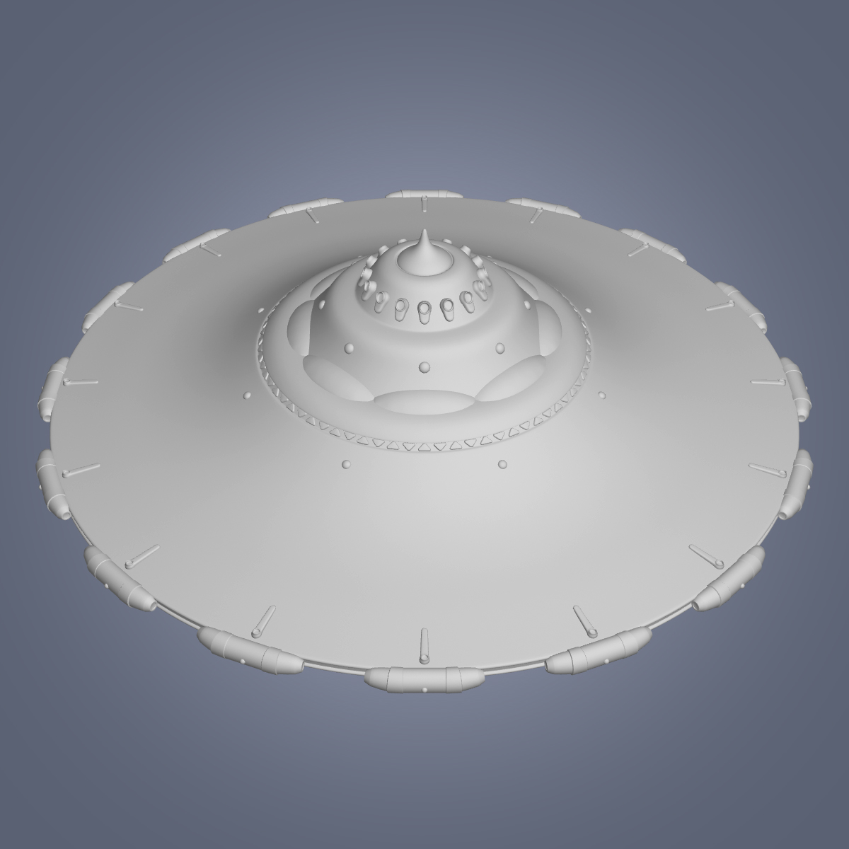 经典的ufo3d模型