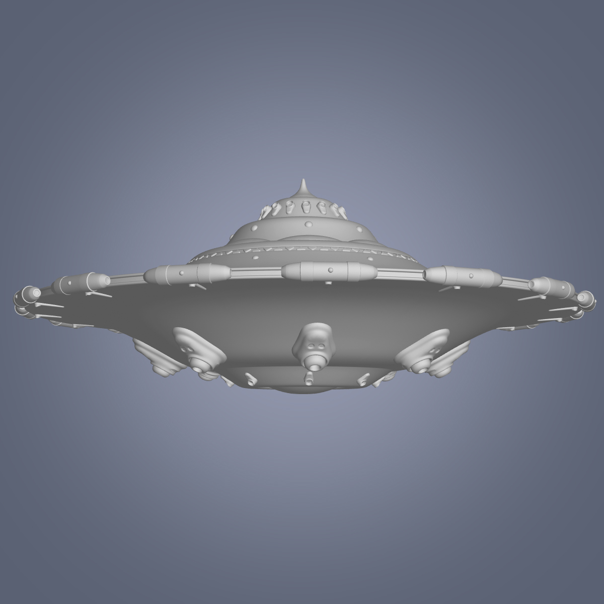 经典的ufo3d模型