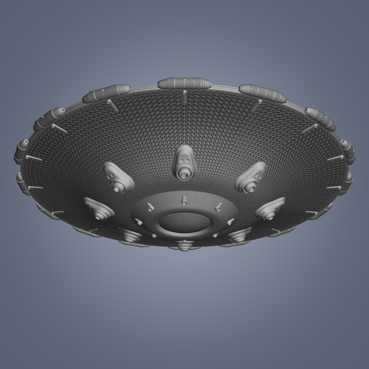 经典的ufo3d模型