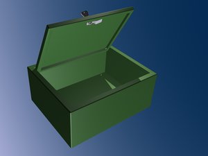 3d aid cabinet model