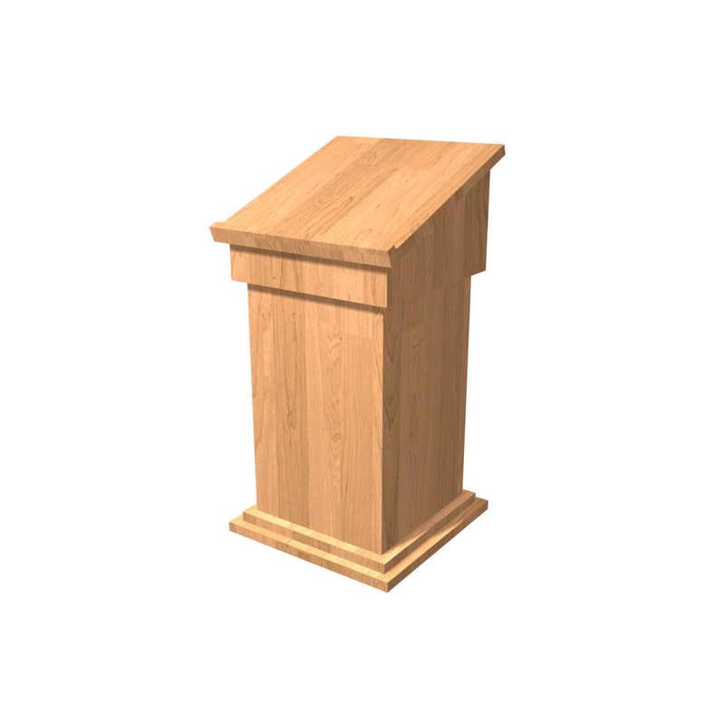 free podium stage presentation 3d model