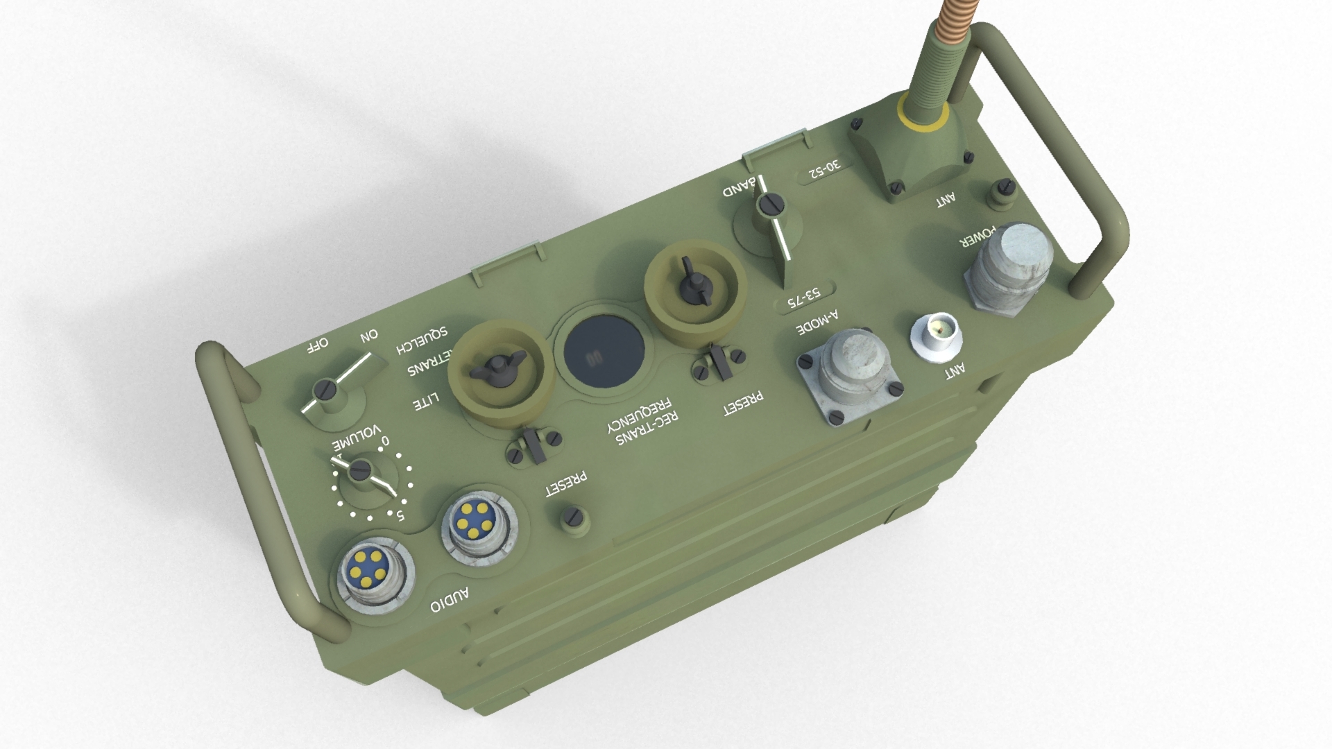 prc 77 radios 3d model