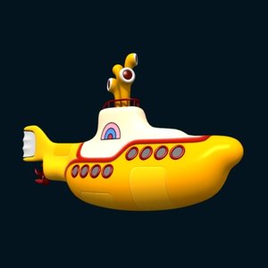 yellow submarine 3d model