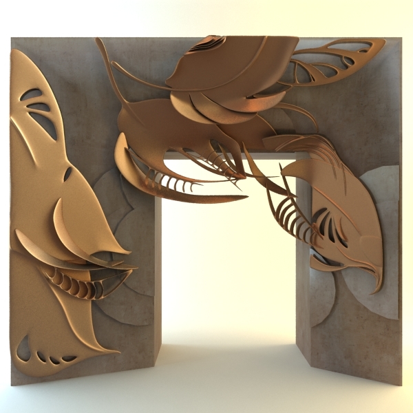 3d Fireplace Materials