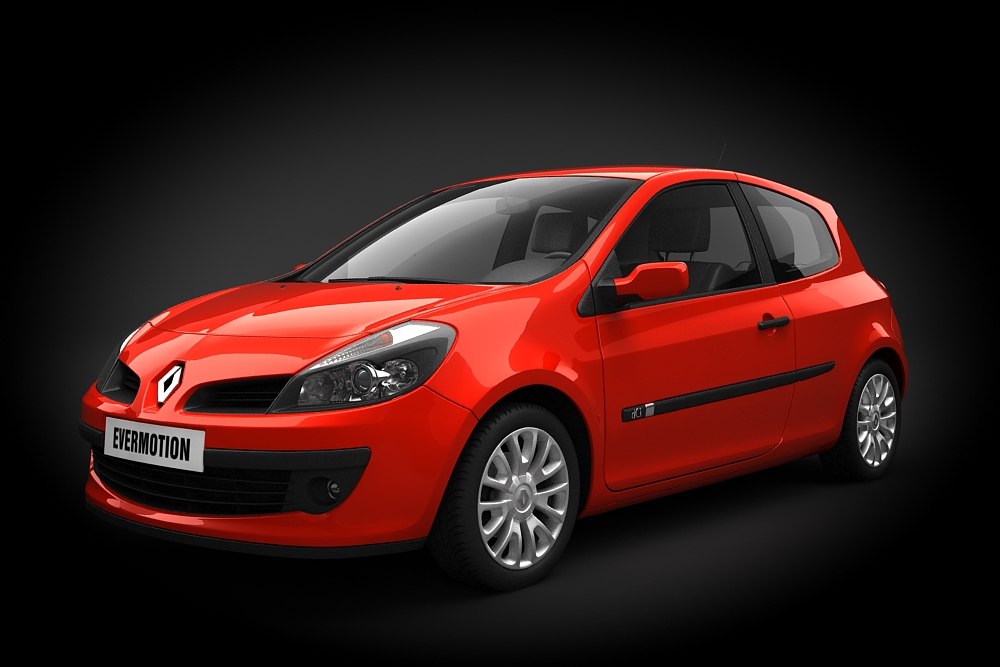 Renault clio 3d model