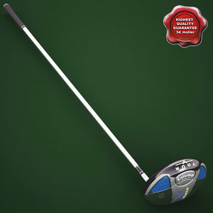 3d golf callaway hyper x model