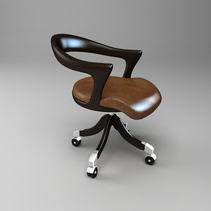 3d model of marlowe ceccotti collezioni chair