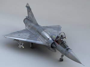 3d mirage 2000 plane model