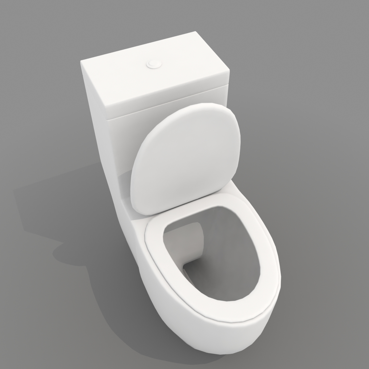 modern toilet 3d model
