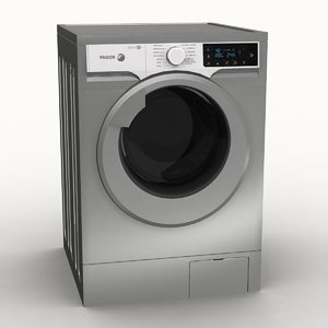 washing machine 3d obj