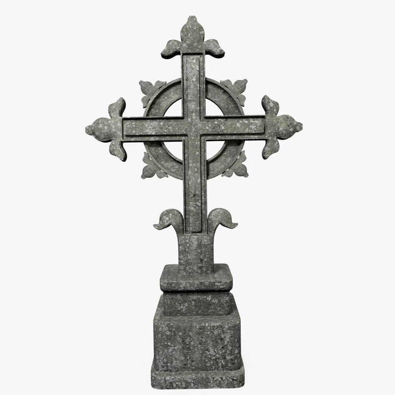 3d model concrete cross