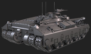 3d t-28 tank highpoly model
