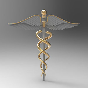 3d medical symbol model