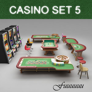 casino set 5 3d max