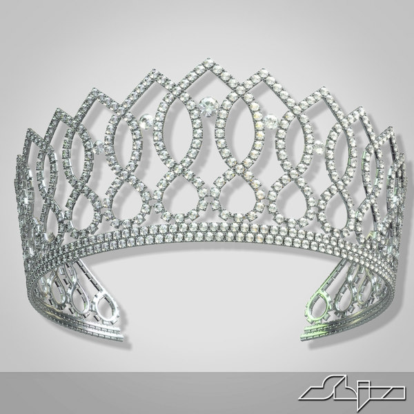 3d model crown princess