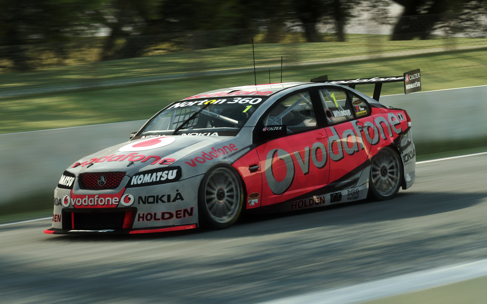 3d holden racing car