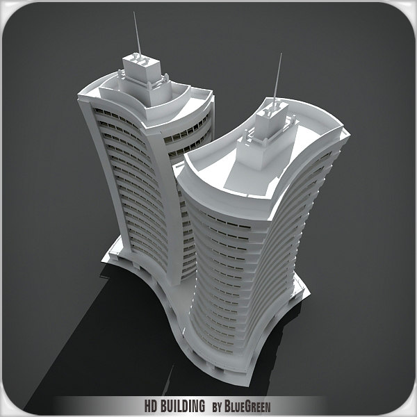 3d model of definition building