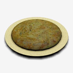3ds max omelette tortilla traditional