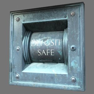 3d model of deposit safe